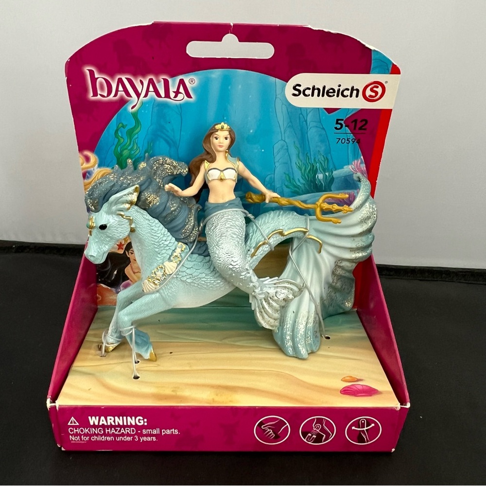 Schleich Bayala Mermaid Eyela Underwater Horse Figure 70594